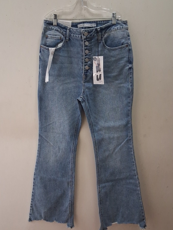 Rue21 Denim - Women Rue21 Light Blue High-Rise Button-Fly Flare Jeans Size 15
